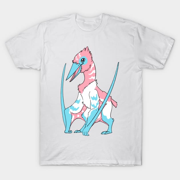 Quetzalcoatlus: Transgender T-Shirt by KowTownArt